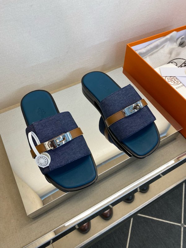 Men Hermes Slipper-209